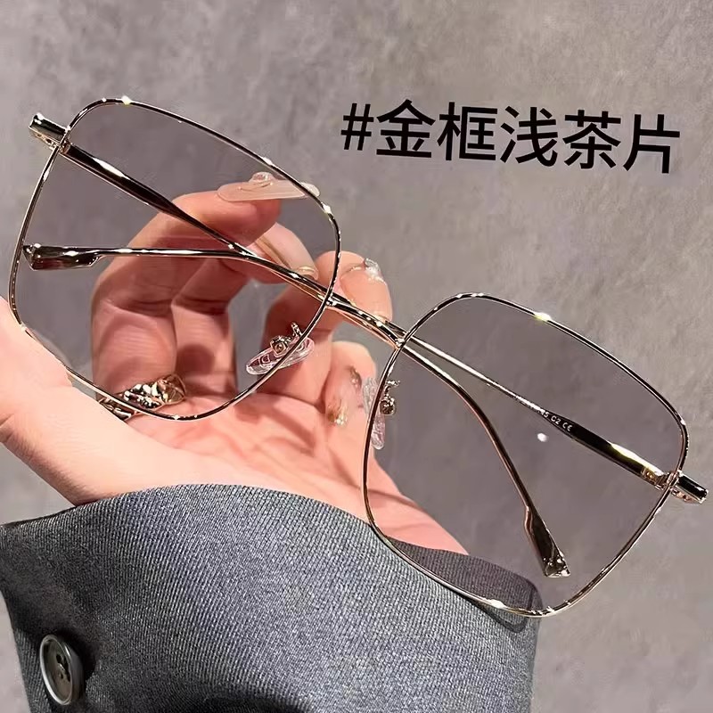 超大框偏光墨镜女款可配近视度数防紫外线开车专用太阳眼镜