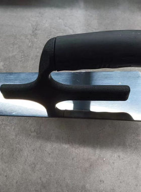 新款黑色柄不锈钢抹刀艺术涂料工具马来漆灰泥硅藻泥抹泥刀