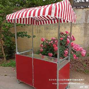 折叠摆摊可拆卸带轮可收纳多用途载重摆货售卖夜市存放小推车货架