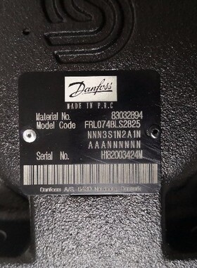 JRRS45BLS2520NNN3C3AXA8NNNNJJJNNN丹佛斯Danfoss液压泵