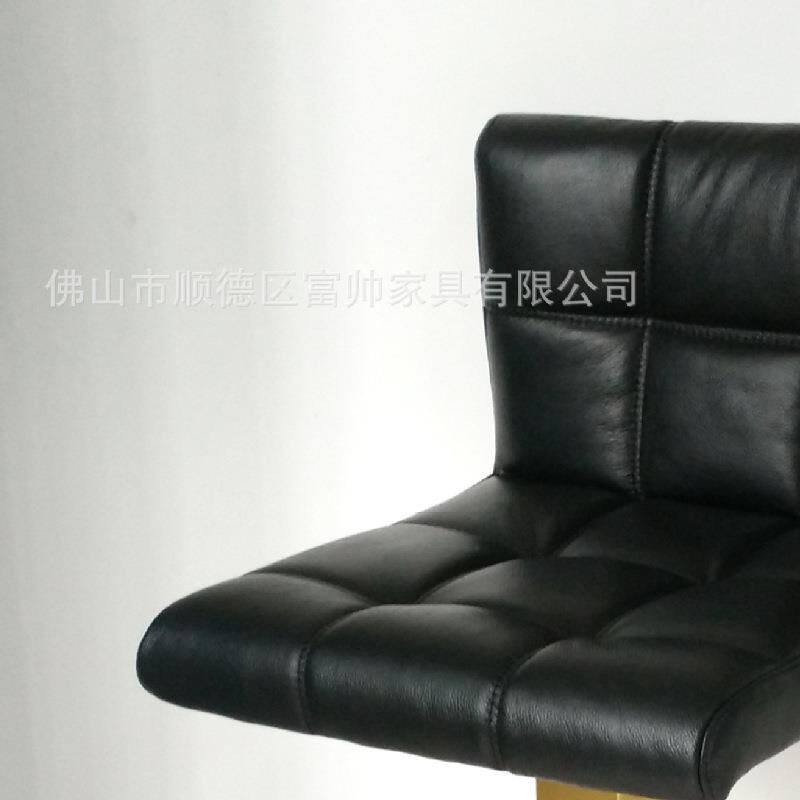 时尚简约拉丝不锈钢酒吧椅休闲椅高脚椅KTV升降吧台椅