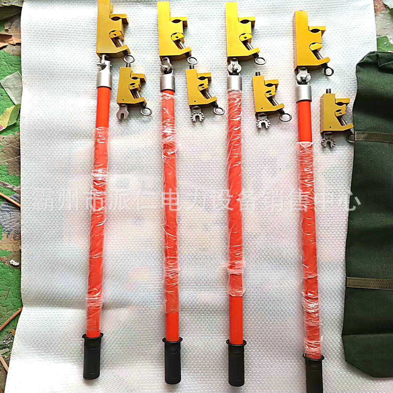 带电作业垂直型双1头杆锁夹固定引流线夹线锁杆高绝缘