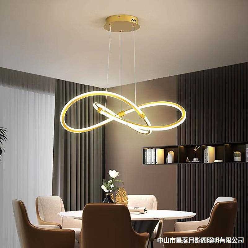 极简艺术几何客厅吊灯北欧现代轻奢高端设计师线条造型主灯卧室灯