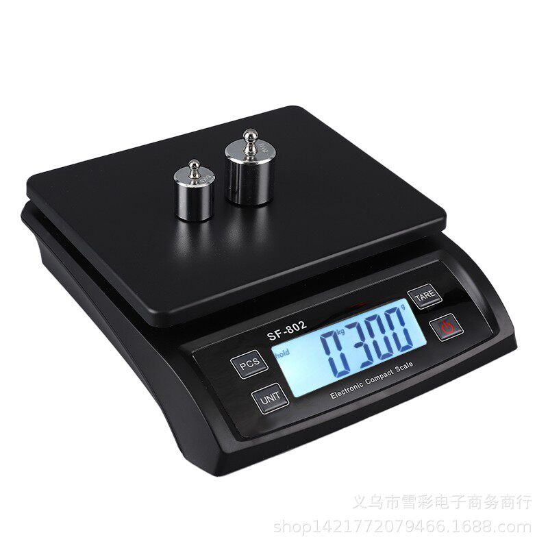 SF802电子秤家用电子厨房秤大屏显示电子称30kg食物秤烘焙台秤 称