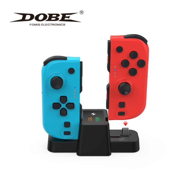 Switch OLED小手柄座充带LED显示灯+Switch左右手柄套装带NFC唤醒