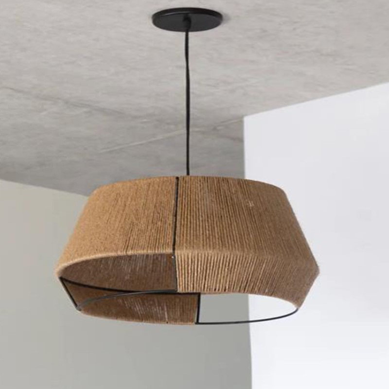 法式田园简约手工绕线彩色餐厅吊灯客厅别墅民宿酒店展厅软装灯具