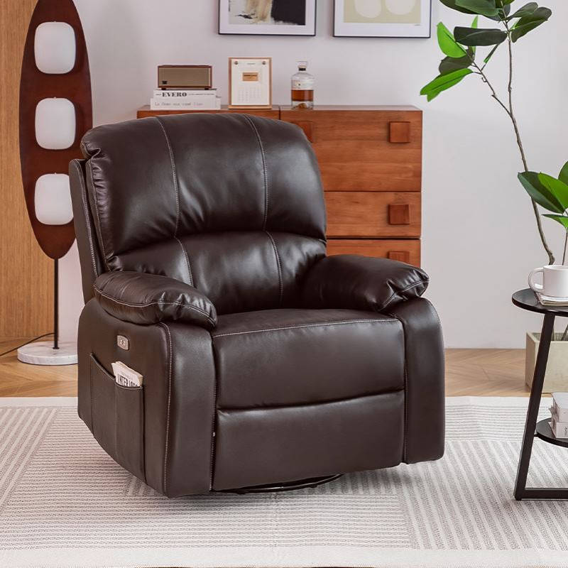 9C头等仓懒人家用多功能单人沙发现代简约客厅阳台休闲电动摇转沙