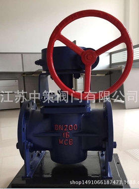 X343F46 X344F46衬氟旋塞阀 二通三通法兰衬氟旋塞阀