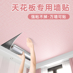 天花板贴纸自粘屋顶吊顶装饰遮丑自装墙纸房顶棚顶隔音客厅墙贴纸