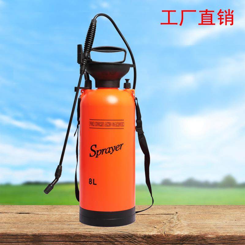 8L肩负式手动喷雾器园艺浇花浇菜喷药喷壶室内室外消毒洗车喷洒器