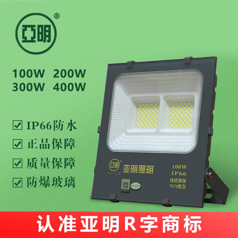 亚明照明LED投光灯 防水纳米路灯厂房户外庭院大功率照明灯