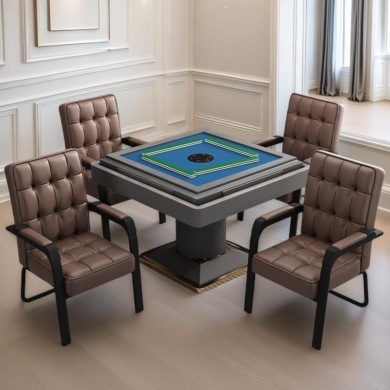 棋牌室专配高档加厚麻将椅子现代简约书房椅老人舒适久坐高脚椅子