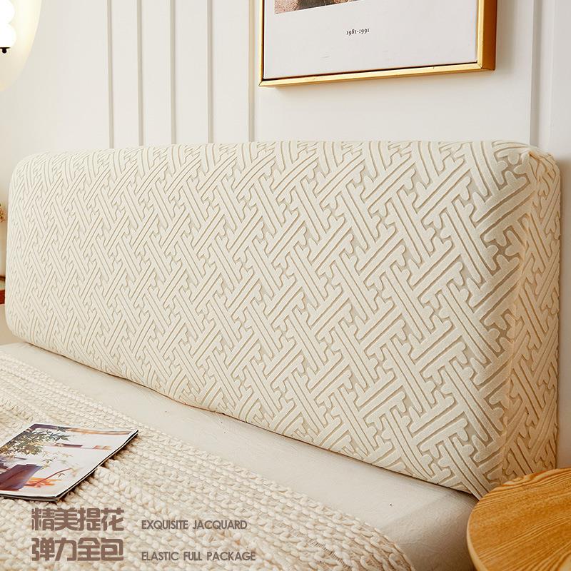 新款简约全包床头套罩软包防尘四季通用保护套弹力床头套靠背套子
