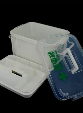 家用医药大号塑料救急箱 塑料收纳箱 医院药房家庭常备用药箱