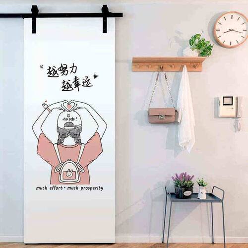 大话西游一生所爱创意门贴纸整张木门上翻新自粘高级衣柜装饰遮丑
