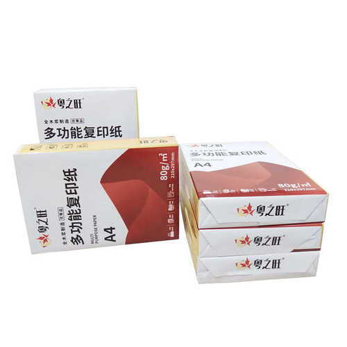 粤之旺a4复印纸A4双面打印纸防静电多功能办公用纸500张/包 80g纸