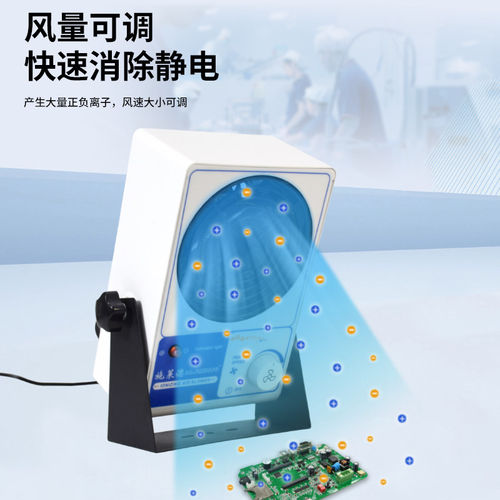 SL-001离子风机除静电风机静电除尘风扇台式风机负离子工业除静电