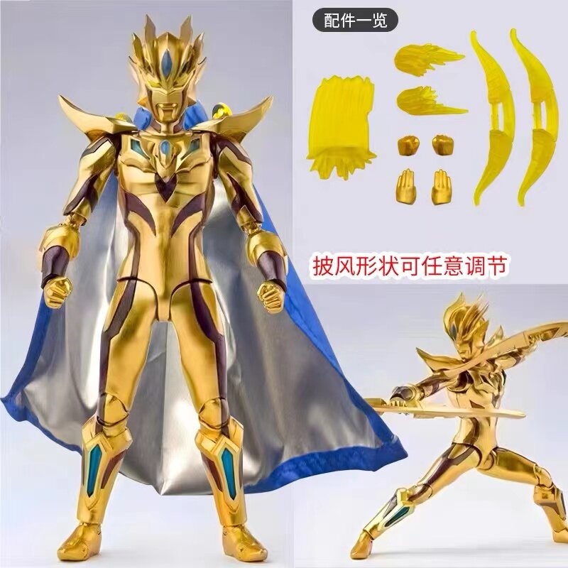 SHF ULTIMATE ZERO 피규어 골드 샤이닝 제로 인형 TRIGA 슈퍼 이동식 관절 남성 장난감