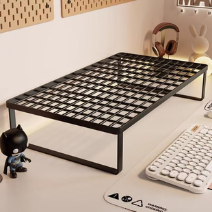 笔记本电脑支架散热底座烧烤架支撑架家用桌面增高架托悬空宿舍办公桌加高显示器支架增高台铁艺散热架支架子