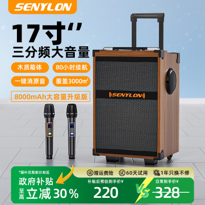 新款广场舞音响K歌一体机大功率