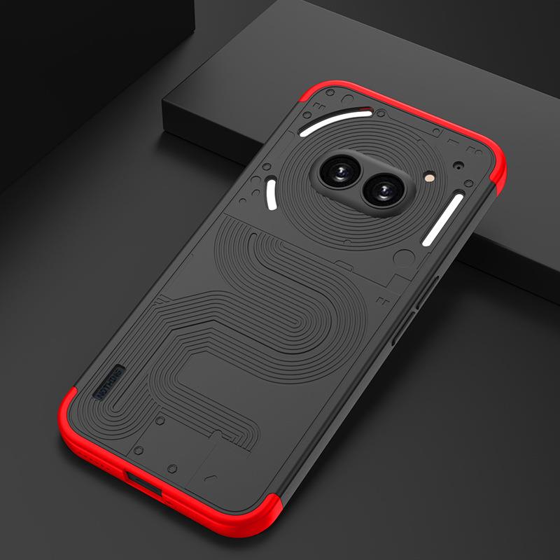 适用于Nothing phone2A手机壳phone2a保护套磨砂拼接三段式防摔壳
