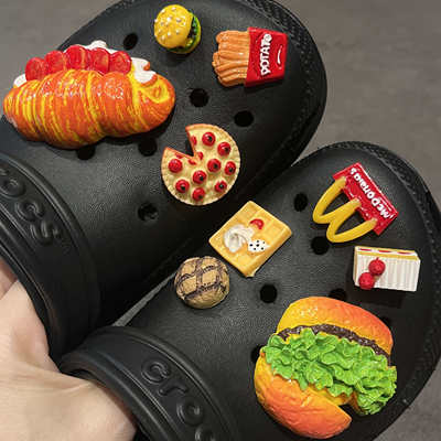 跨境爆火立体洞洞鞋配饰扣