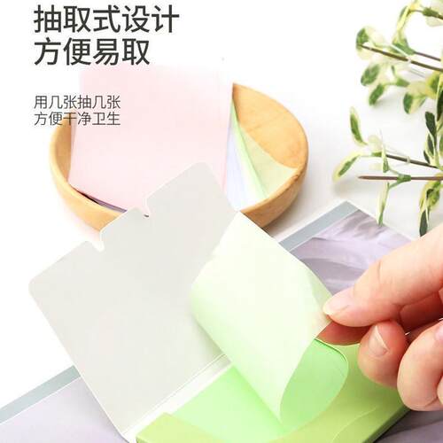 【00用张】氏专5吸油纸面部女清爽控油不脱妆男PYF士脸部去油面