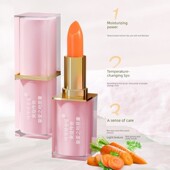 美寇传奇胡萝卜变色唇膏口红保湿 滋润不掉色不沾杯不脱色防水正品