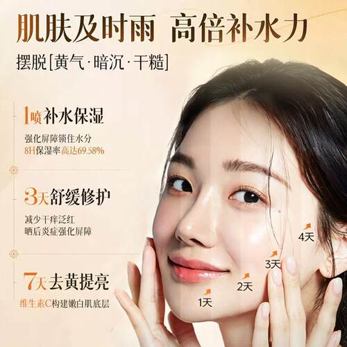 俄罗斯vc喷雾】维生湿素补【DUF水保爽肤水女妆前提亮护肤c湿敷正