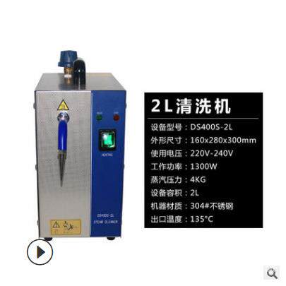 2L蒸汽清洗机带枪喷汽机1300W蒸汽清洗机首饰电镀用小型蒸汽机