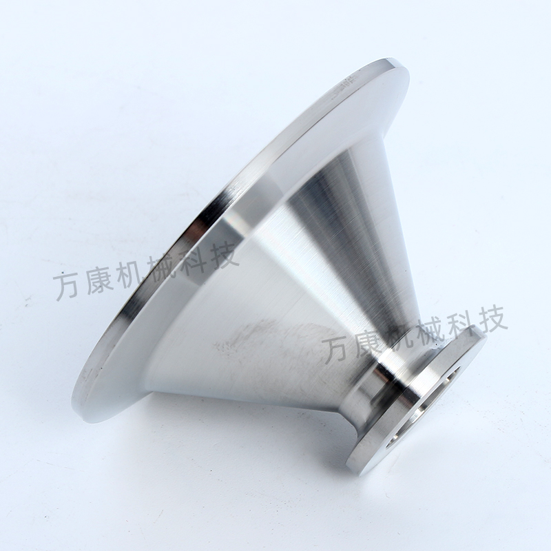 KF真空304不锈钢大小头法兰卡盘转接头快装变径接头KF16 25 40 50