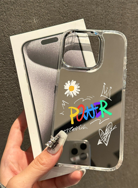 华为pura80苹果16权志龙Power手机壳日韩轻奢镜面16promax简约高级女mate50防摔iPhone17小众不撞款适用ip15