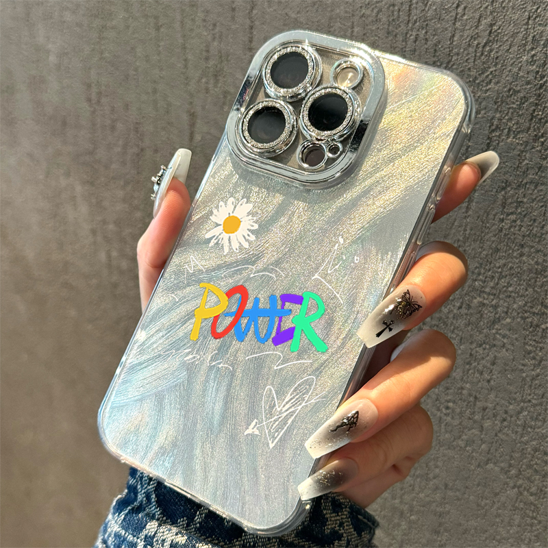 权志龙雏菊Power手机壳华为pura70日韩iPhone16潮牌14promax小米15红米k80轻奢opporeno13高档女适用iqooneo9