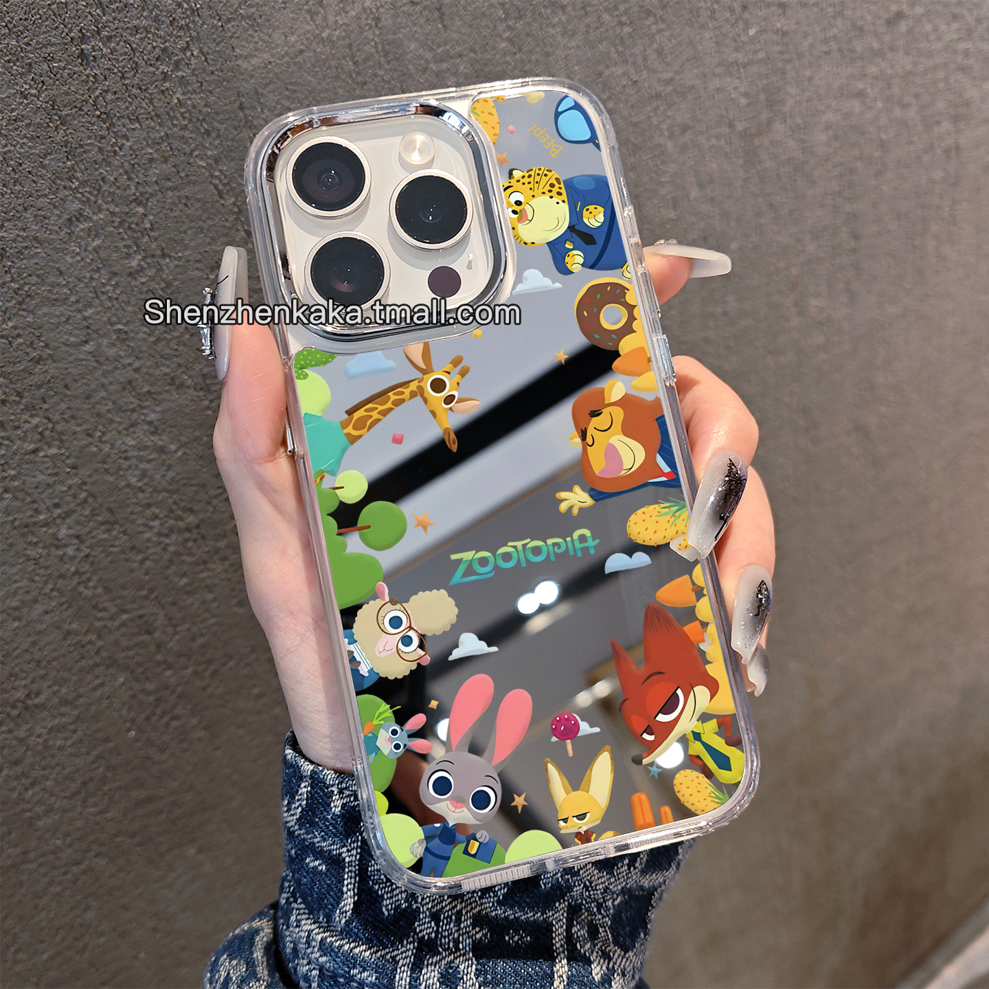 疯狂动物城2带镜子苹果17手机壳适用16promax小米15华为pura80/nova13欧美潮流opporeno14小众时尚女vivox200