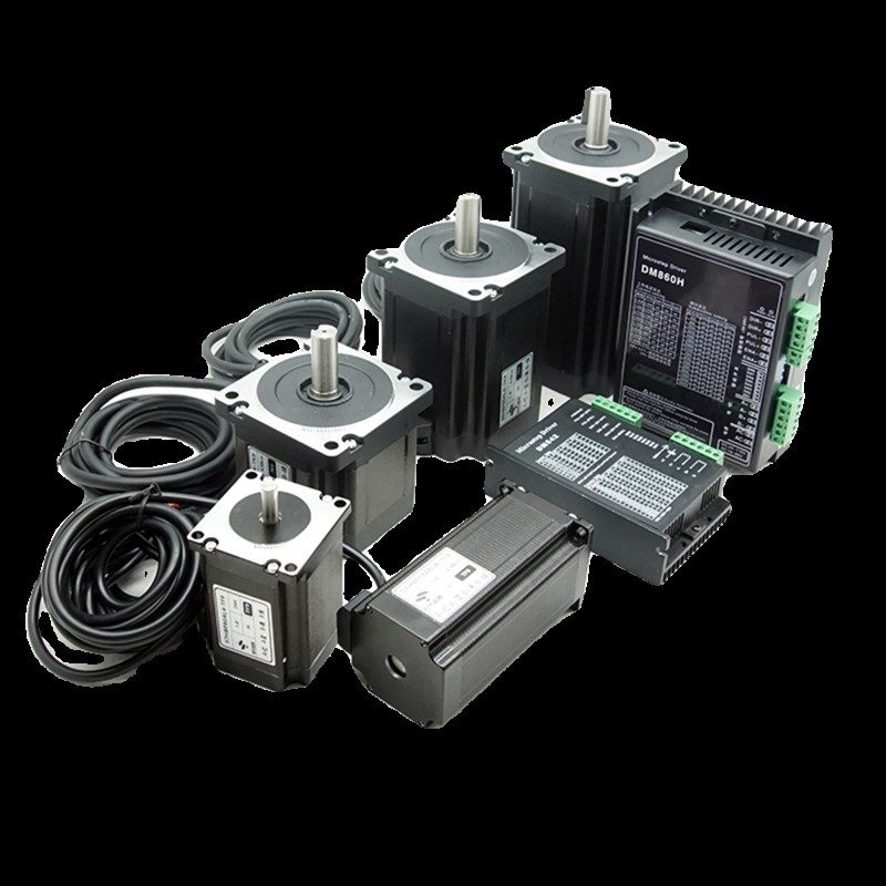 57/86步进马达套装85BYG250H DM860H/DM542/556R驱动器8.5Nm12Nm