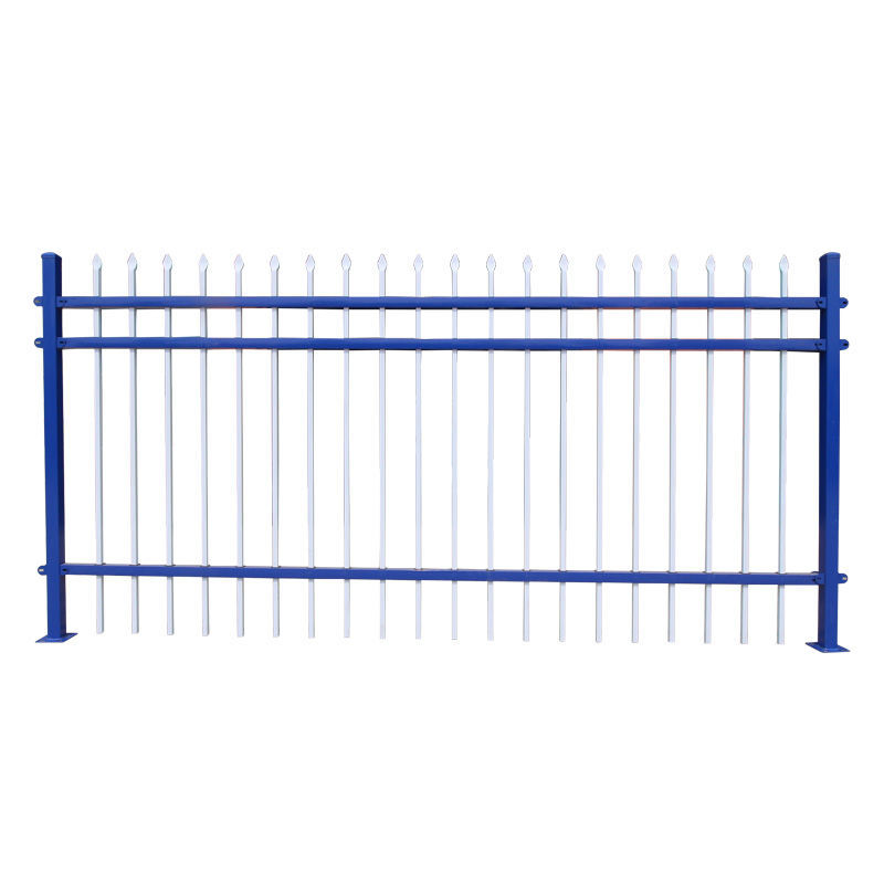 广州锌钢围墙护栏小区学校院墙栏杆农村别墅庭院厂区围栏铁艺栅栏