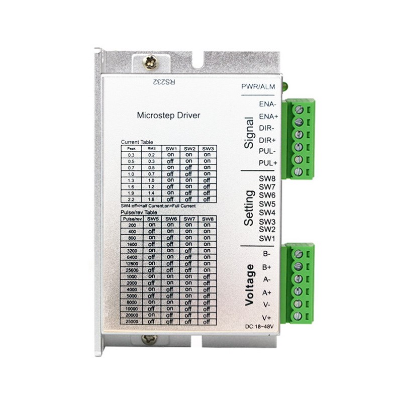 28 35 d42步进电机驱动器DM420 不串电阻0.2~2.2A 3.3~24v 128细
