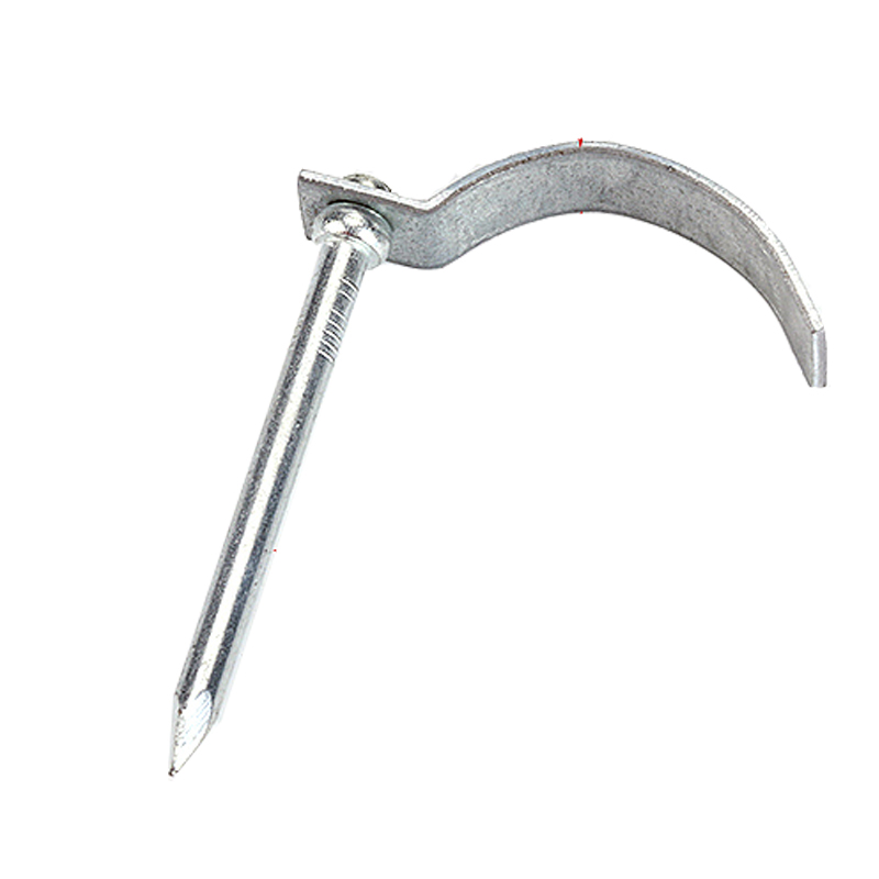 PPR水管钩钉镀锌铁勾钉管码20管卡钉水管线管固定一寸25PVC管卡扣