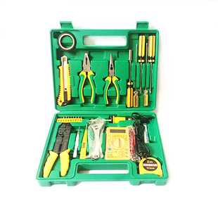 随车家用维修工具箱28件套好力特组合工具车用家用 电讯维修工具