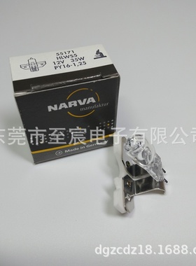 德国NARVA利华55171 12V35W HLWS5显微镜灯泡 PY16-1.25投影仪灯