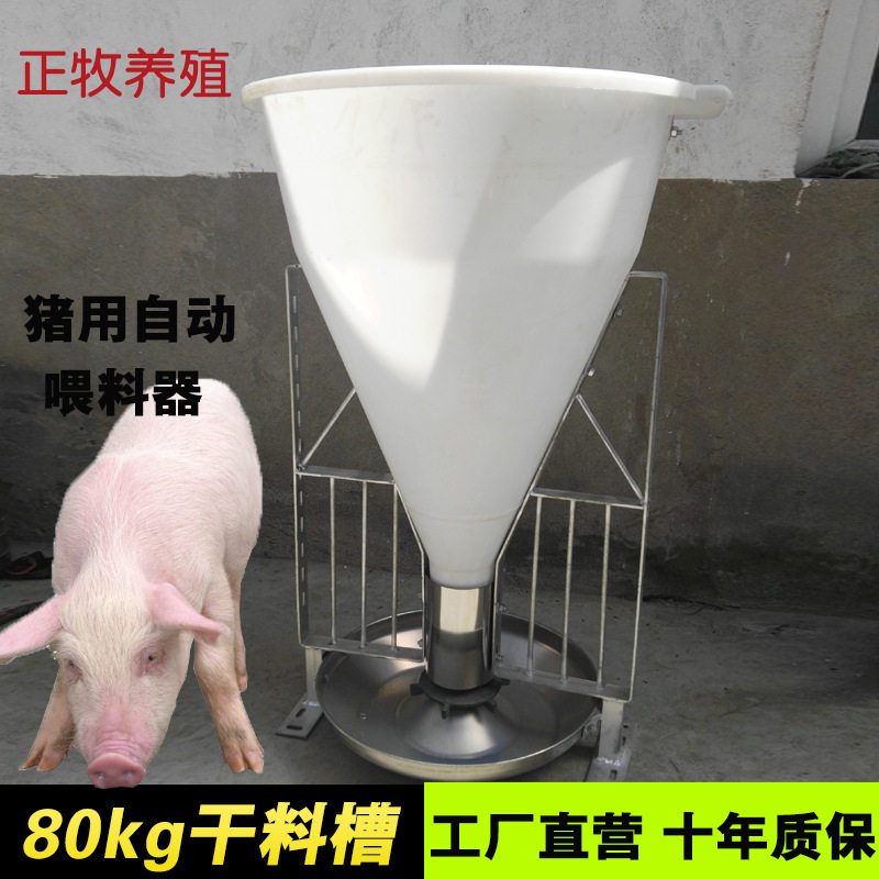 80公斤高桶猪料槽自动料槽采食槽育肥猪喂料器猪用养殖设备其他