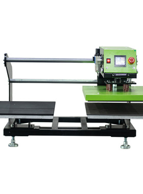 50 *60 double station pneumatic garment hot stamping machine