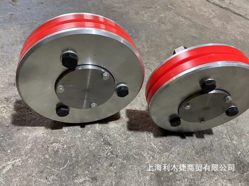 切割发泡陶瓷绳锯机导向轮压绳轮4毫米绳子聚氨酯胶圈160毫米