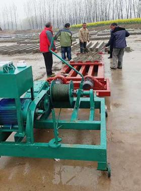 预制梁成型机 养殖场内振钢筋混凝土长梁拉模机水泥实心梁成型机