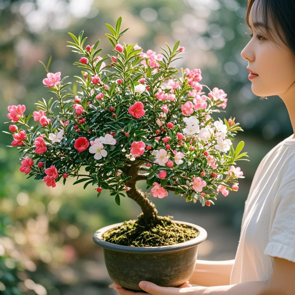 松红梅盆栽带花苞小苗重瓣老桩室内花卉阳台年宵花四季观花耶诞树图片
