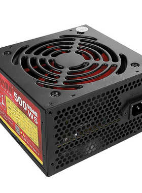 包邮爵柏500WS台式电脑主机电源额定400W静音电源6P显卡供电背线