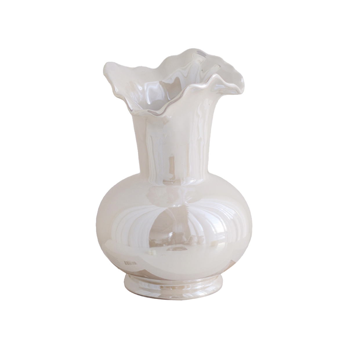 高级感创意花边口法式陶瓷花瓶客厅插花鲜花干花装饰花器轻奢摆件,家居饰品,花瓶,淘宝优惠券,粉丝福利购,淘宝优惠卷