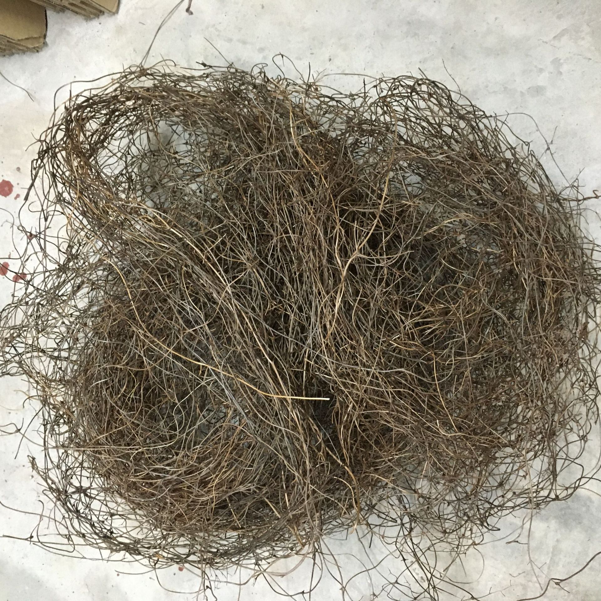 蛤蟆藤藤编鸟窝材料工艺品材料装饰品包装填充物1件是500克