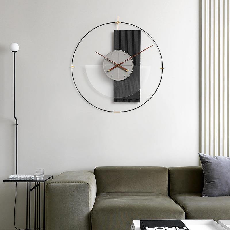 wozoom屋准轻奢北欧时钟客厅挂钟现代钟表挂墙艺术创意装饰品