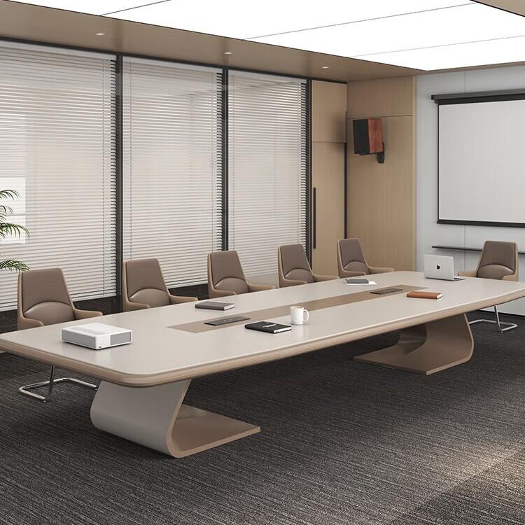 烤漆办公桌会议桌长桌会议培训桌会议洽谈桌简易桌椅组合简约现代